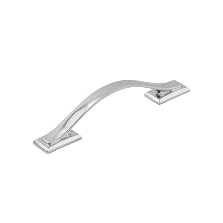Hickory Hardware Dover Collection Pull 3-3/4 Inch 96mm Center to Center Chrome Finish H078771CH
